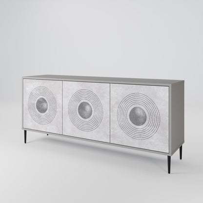 SOLID CIRCLES 3-Door Sideboard