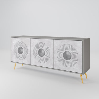 SOLID CIRCLES 3-Door Sideboard