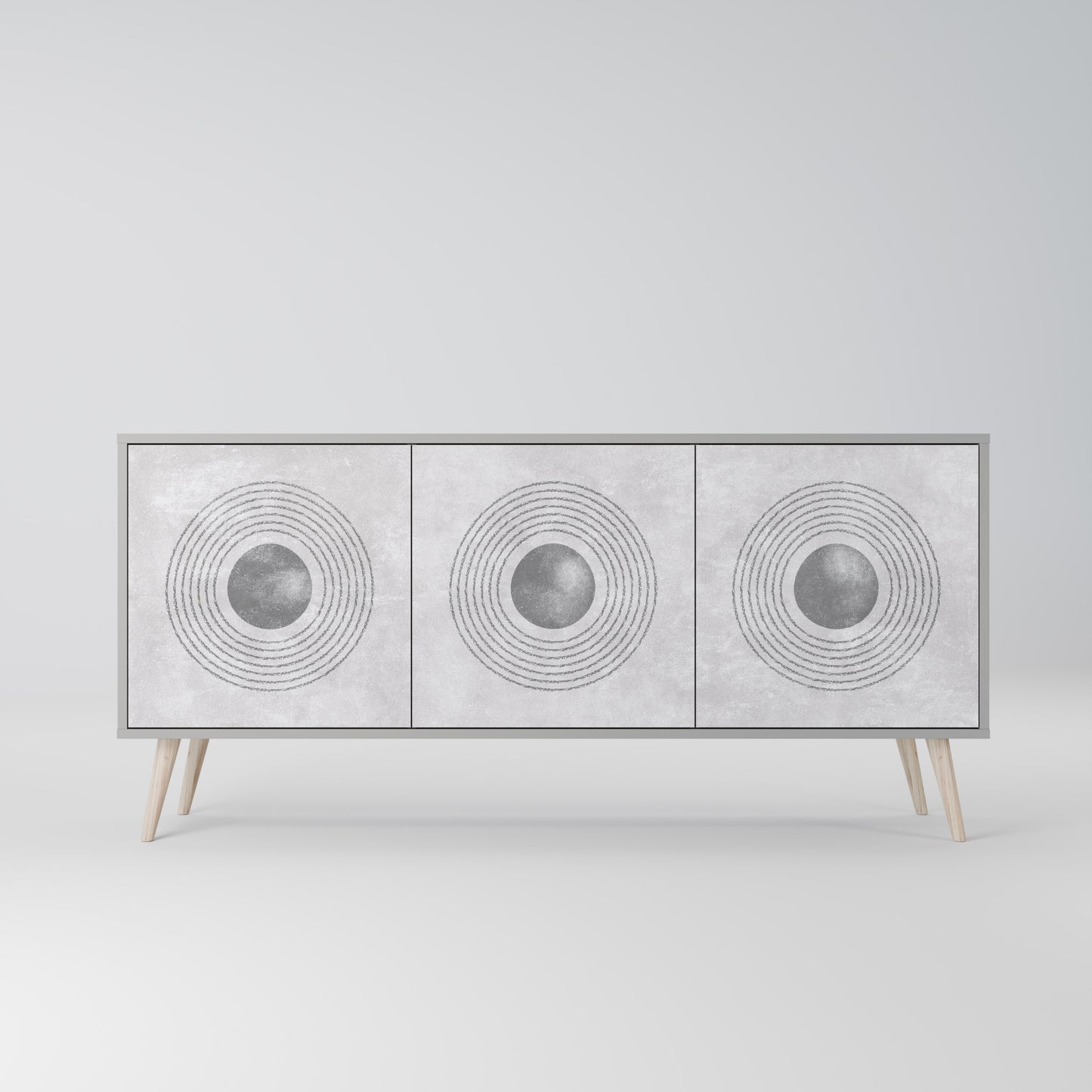 SOLID CIRCLES 3-Door Sideboard