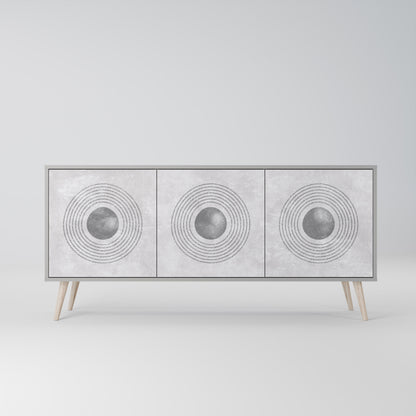 SOLID CIRCLES 3-Door Sideboard