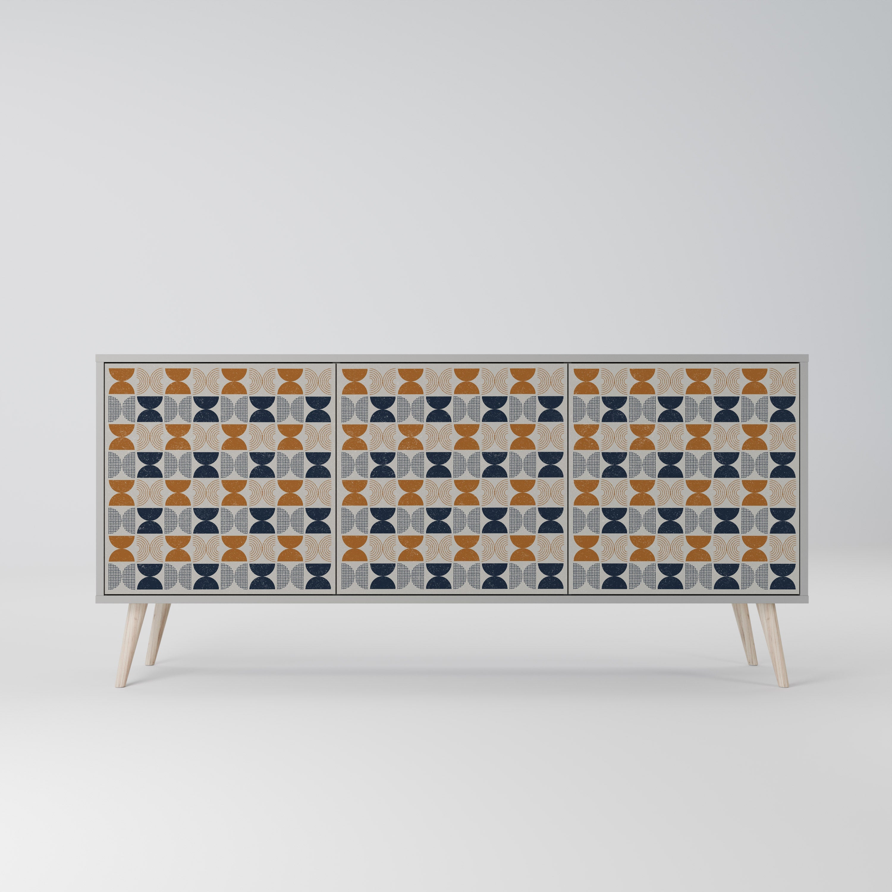 Buffet 3 portes REFLECTION RANGE en finition grise