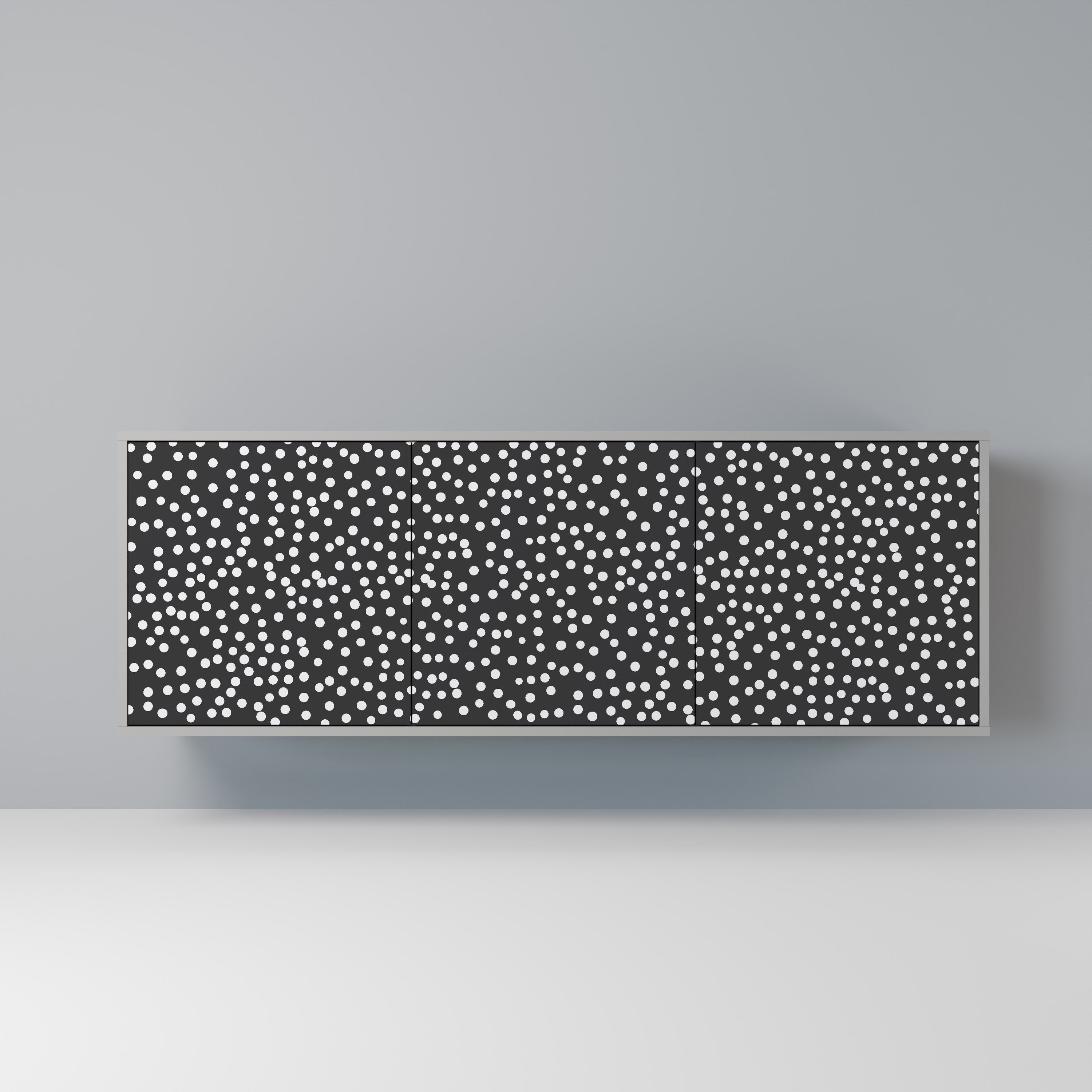 Buffet 3 portes BLINDING LIGHTS en finition grise