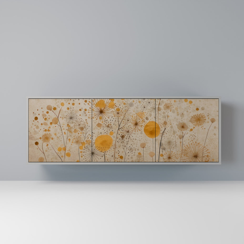 Buffet 3 portes MORNING GLADE en finition grise