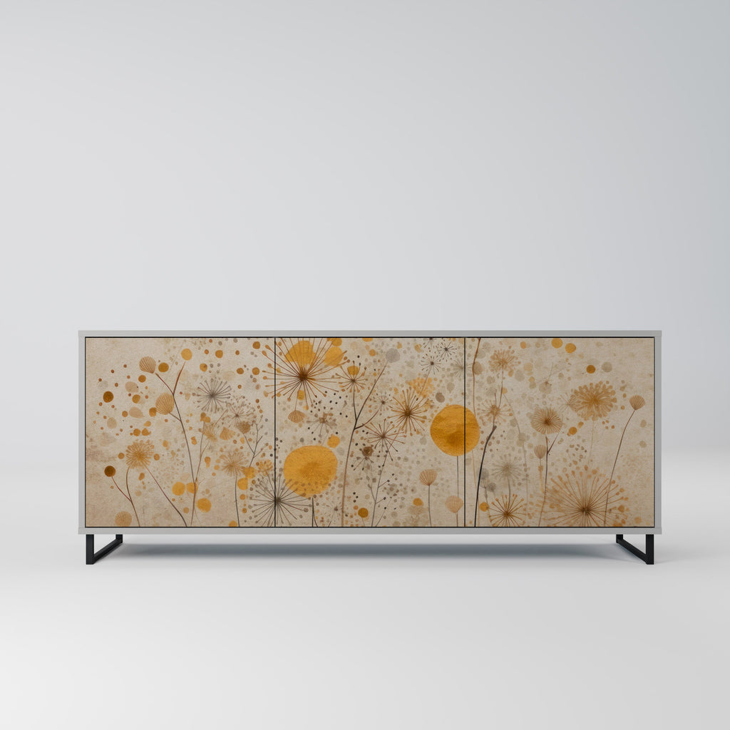 Buffet 3 portes MORNING GLADE en finition grise