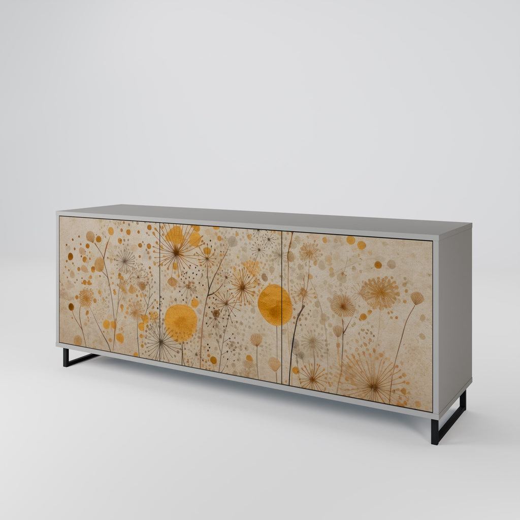 Buffet 3 portes MORNING GLADE en finition grise