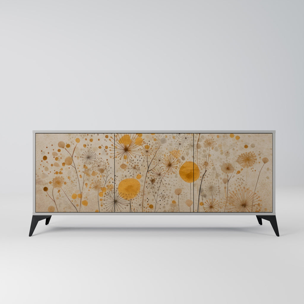 Buffet 3 portes MORNING GLADE en finition grise