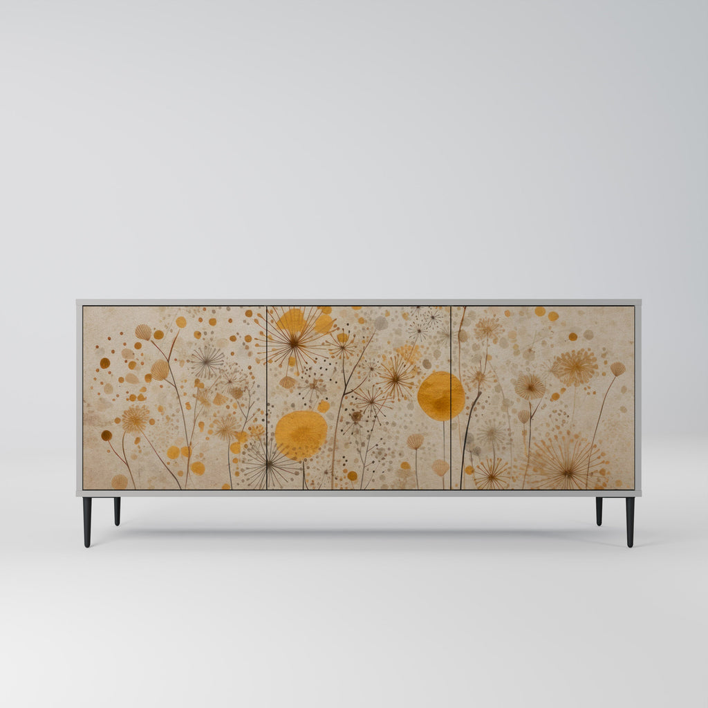 Buffet 3 portes MORNING GLADE en finition grise