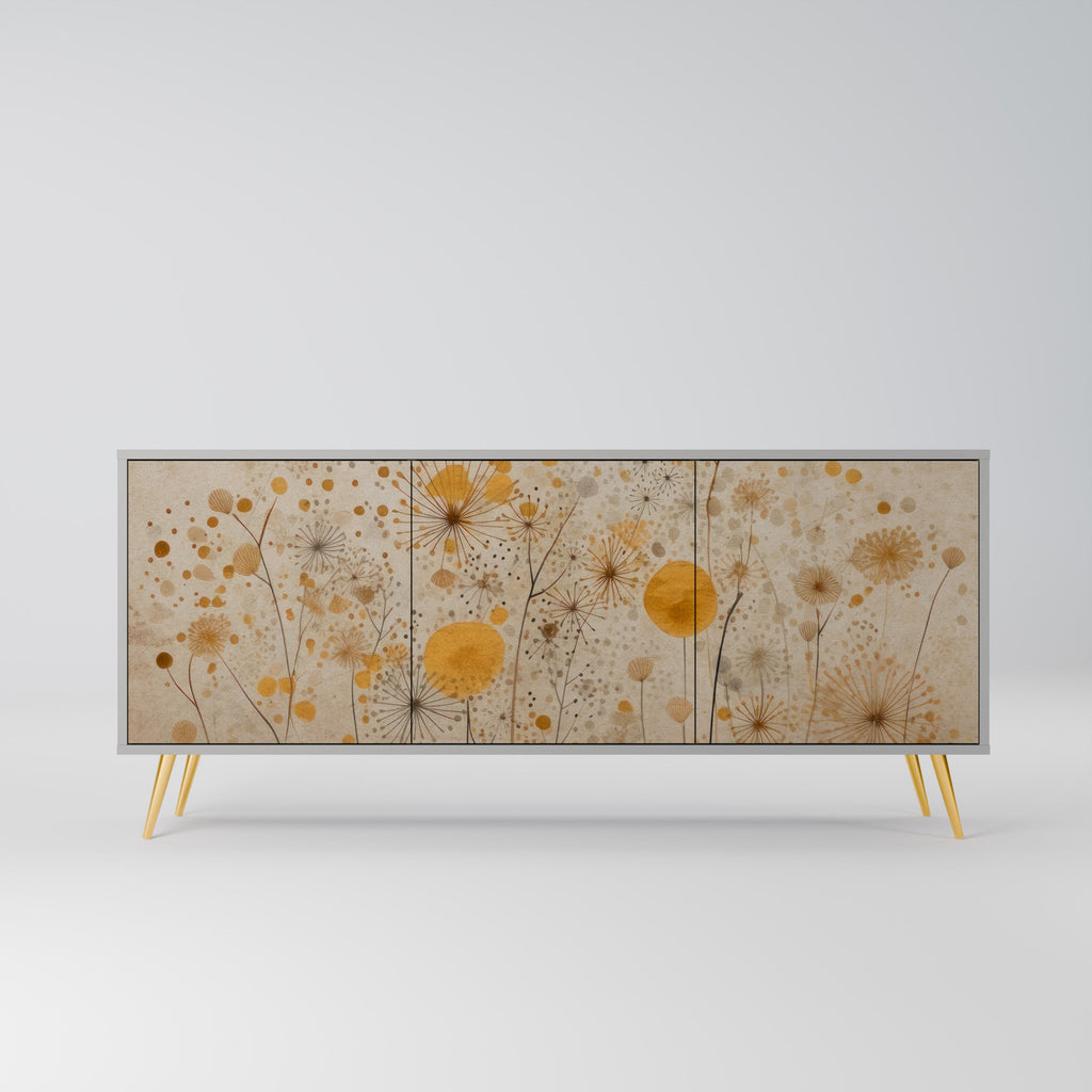 Buffet 3 portes MORNING GLADE en finition grise