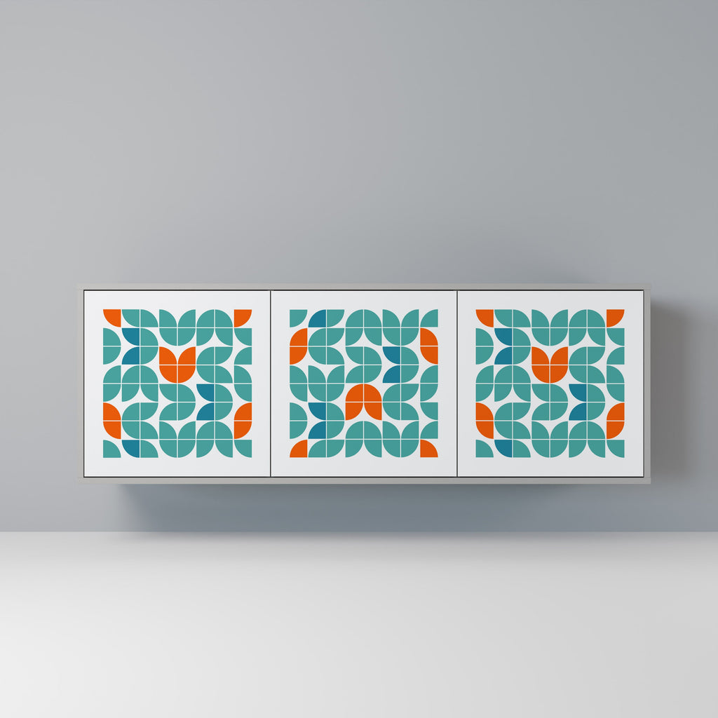 Buffet 3 portes BE THE CHANGE en finition grise