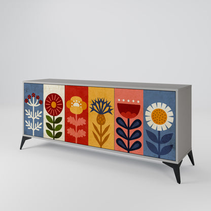 SCANDIC FLOWERET 3-Door Sideboard