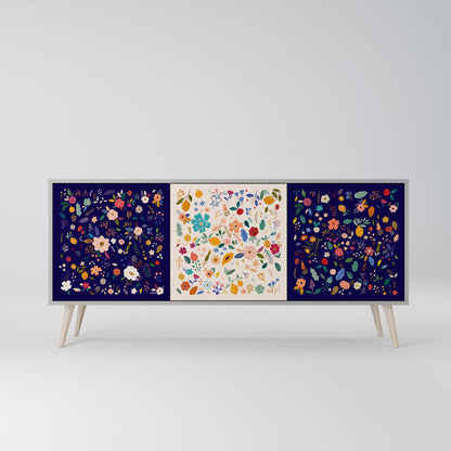 FLORAL COMBINATION 3-Door Sideboard