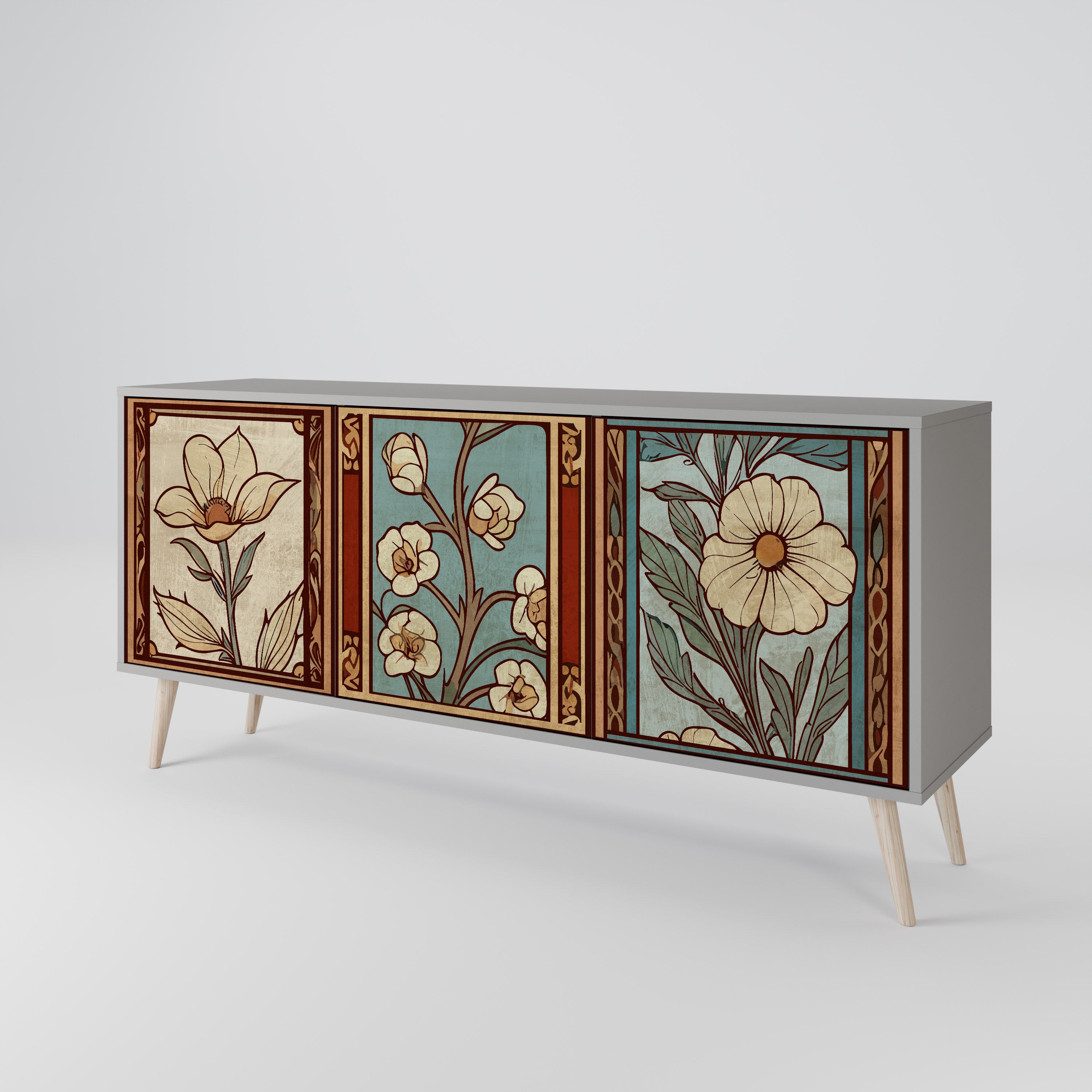 TIMELESS FLORA 3-Door Sideboard