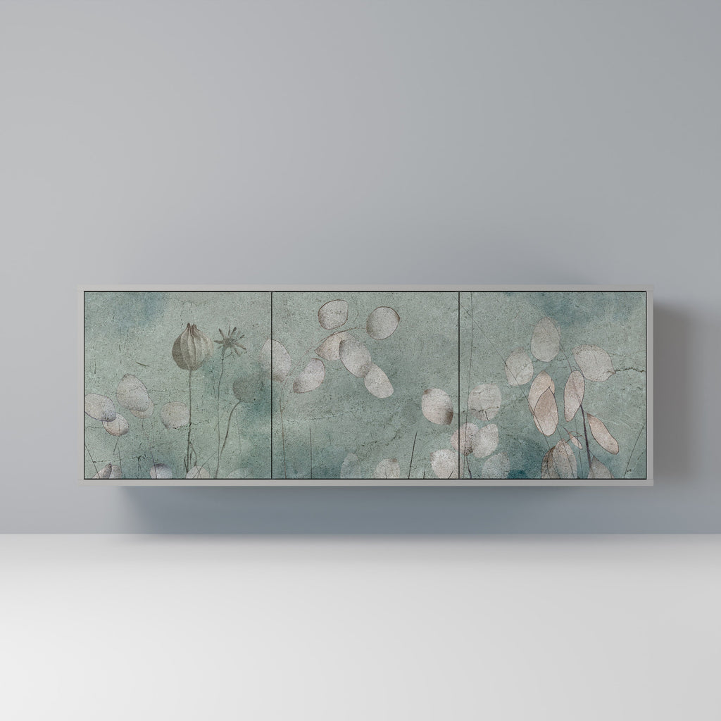 Buffet 3 portes NIGHT LADY finition grise