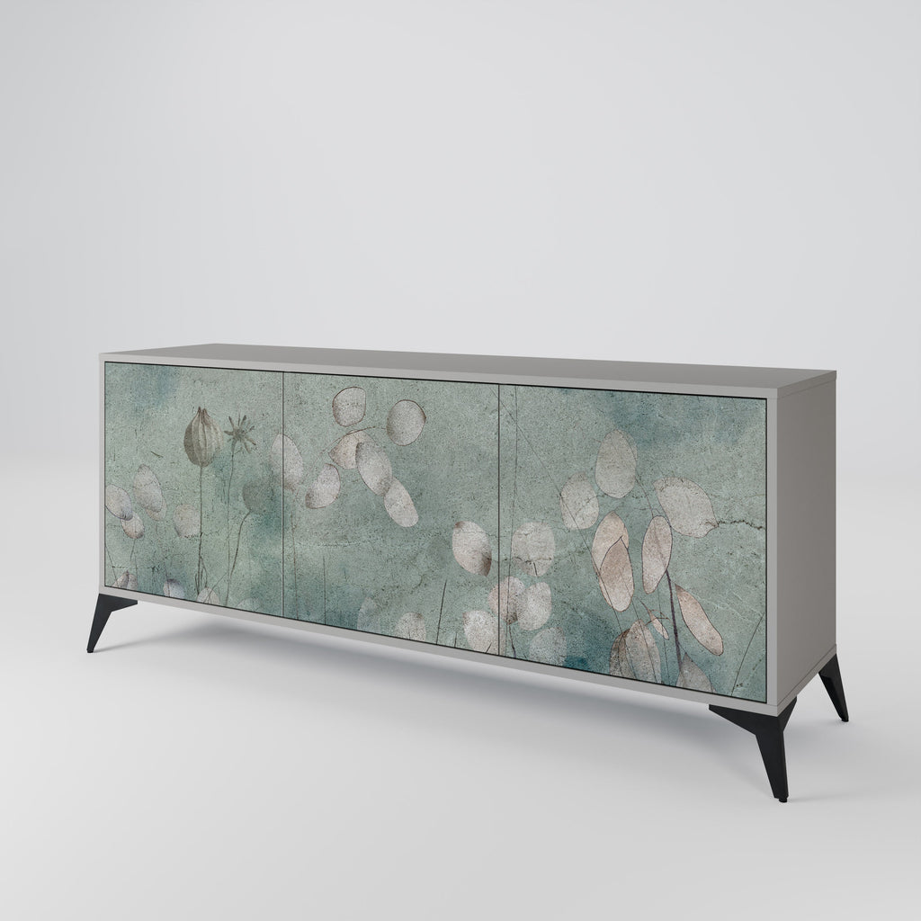 Buffet 3 portes NIGHT LADY finition grise