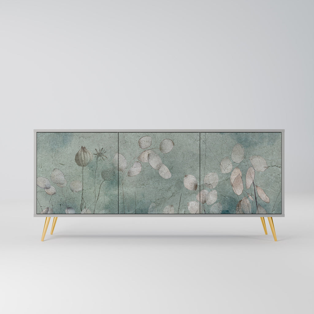 Buffet 3 portes NIGHT LADY finition grise