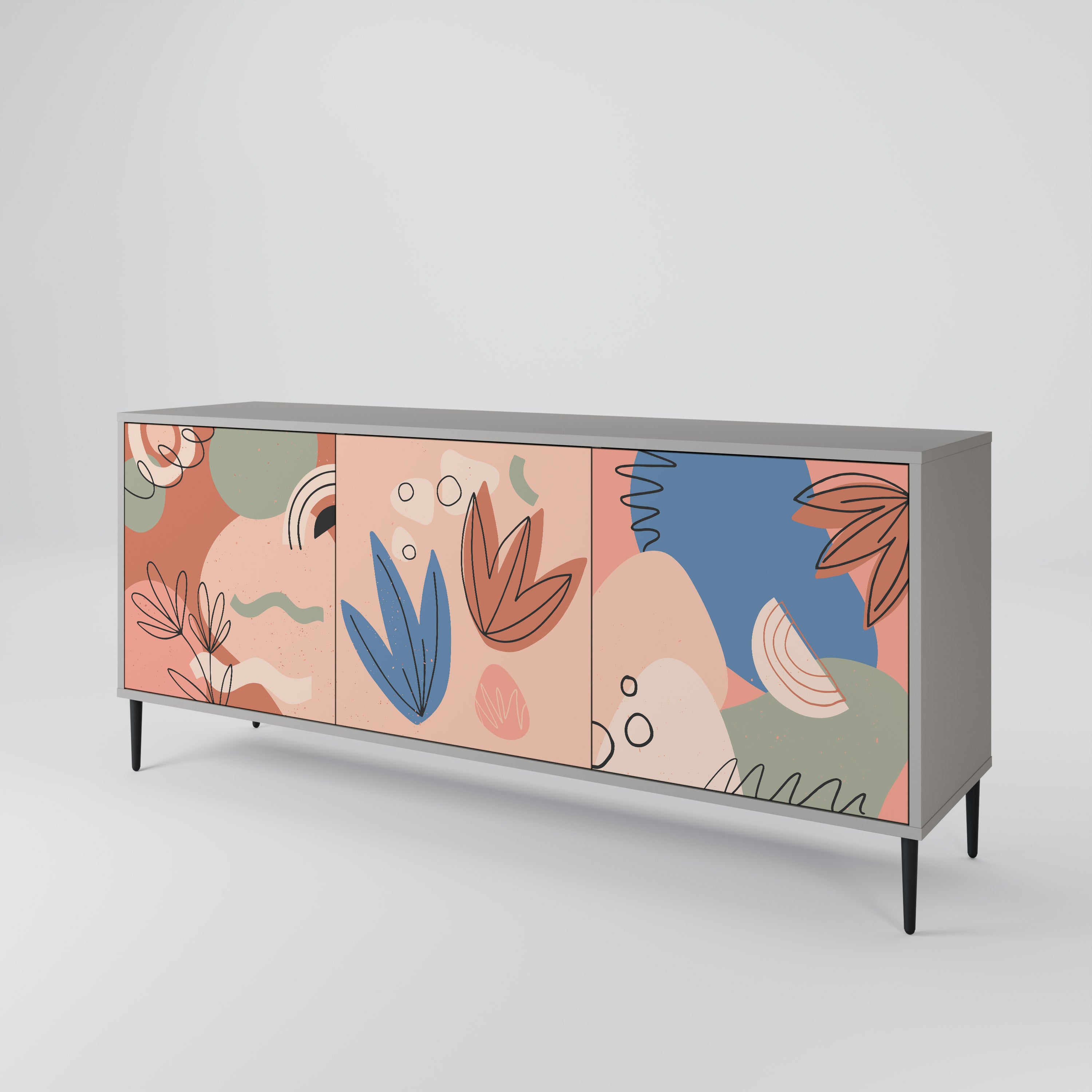 PASTEL DESTINY 3-Door Sideboard