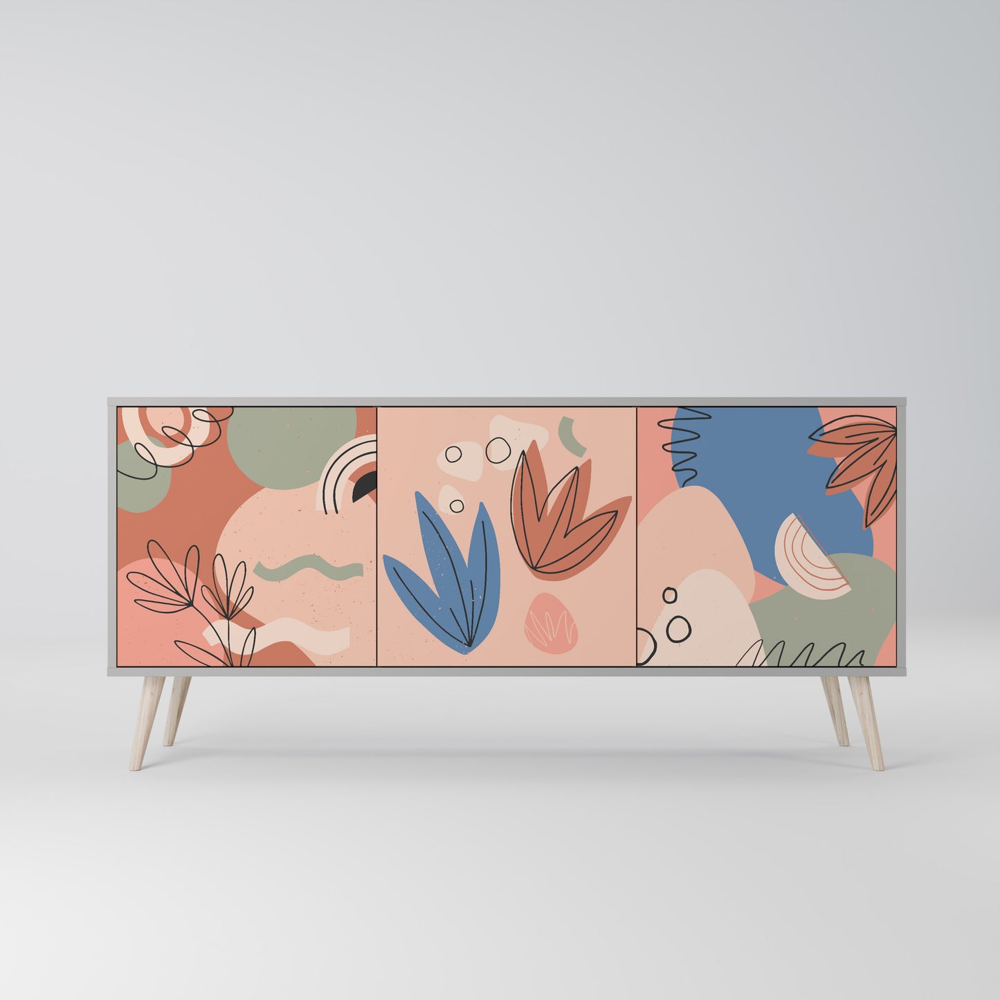 PASTEL DESTINY 3-Door Sideboard