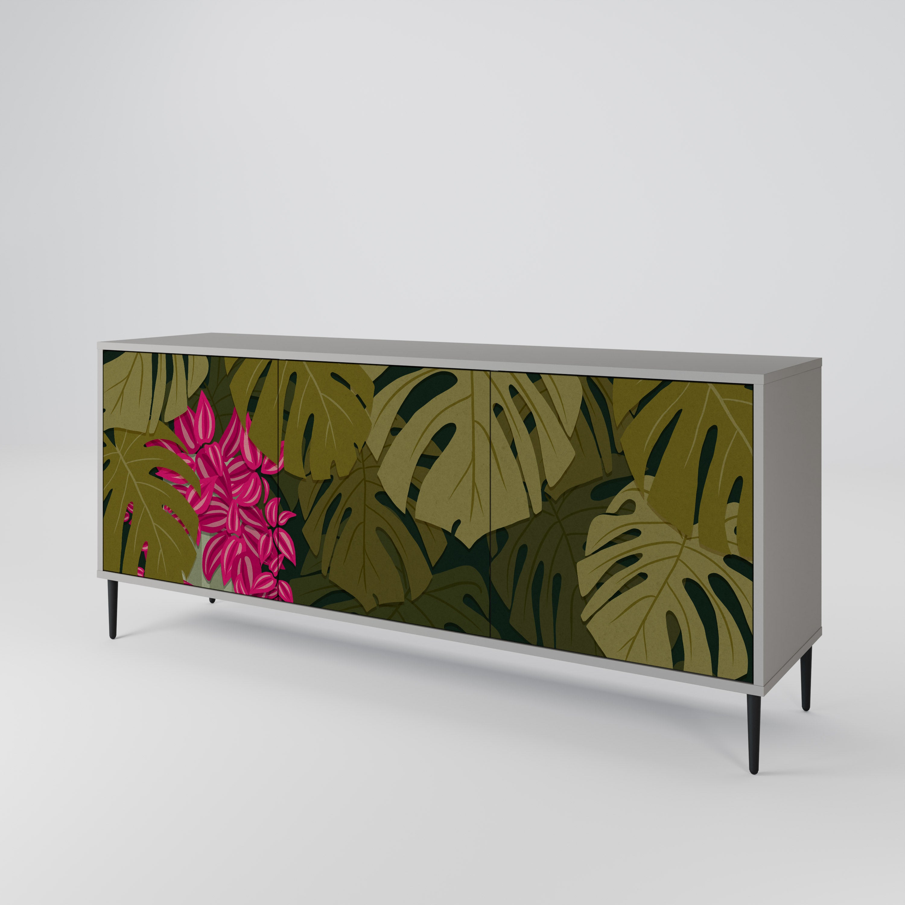 TROPICAL BEAUTY 3-Door Sideboard