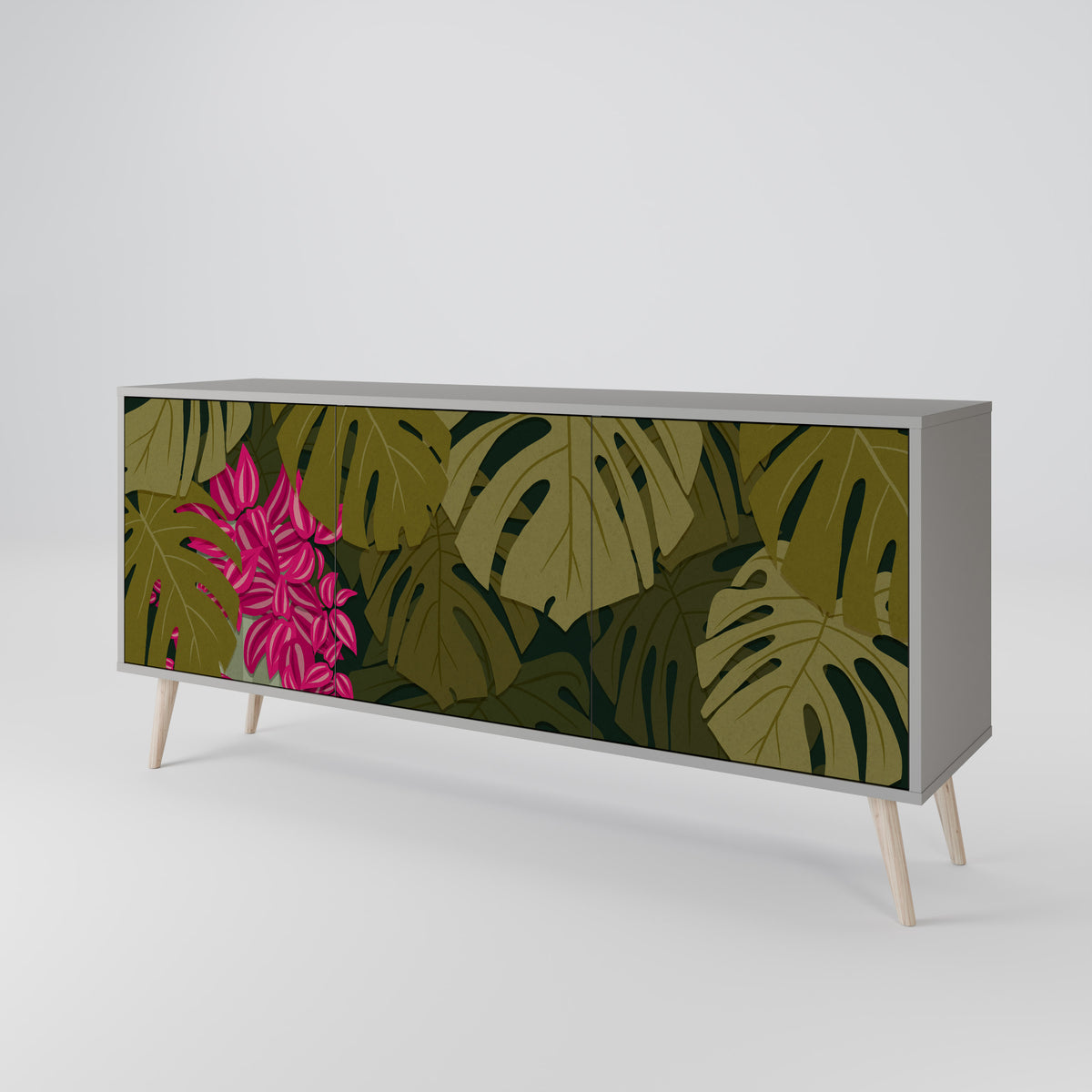 TROPICAL BEAUTY 3-Door Sideboard