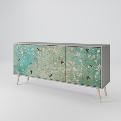 BLOOMING CHARM 3-Door Sideboard