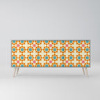 FLORAL DECOR 3-Door Sideboard