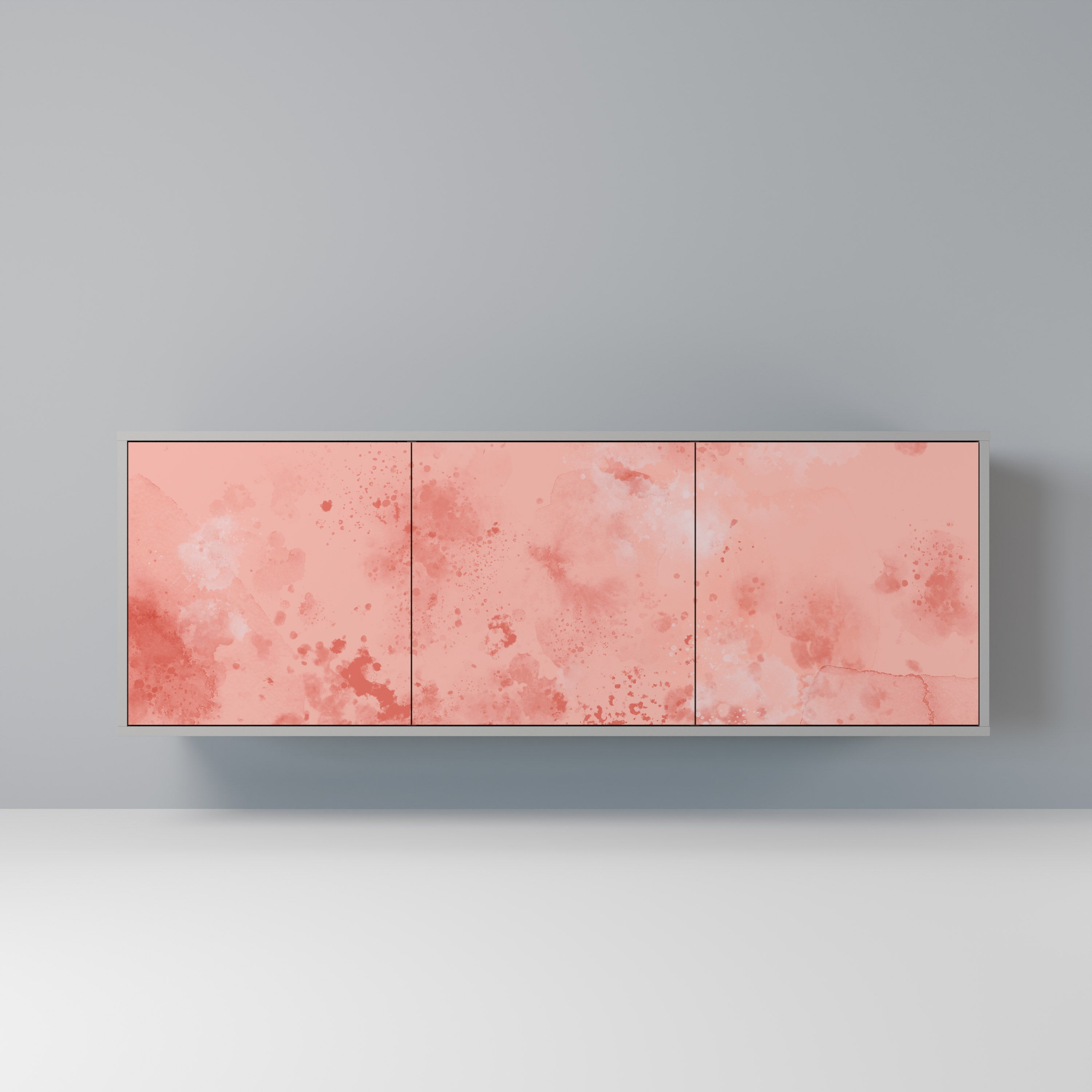 Buffet 3 portes CRANE DANCE finition grise