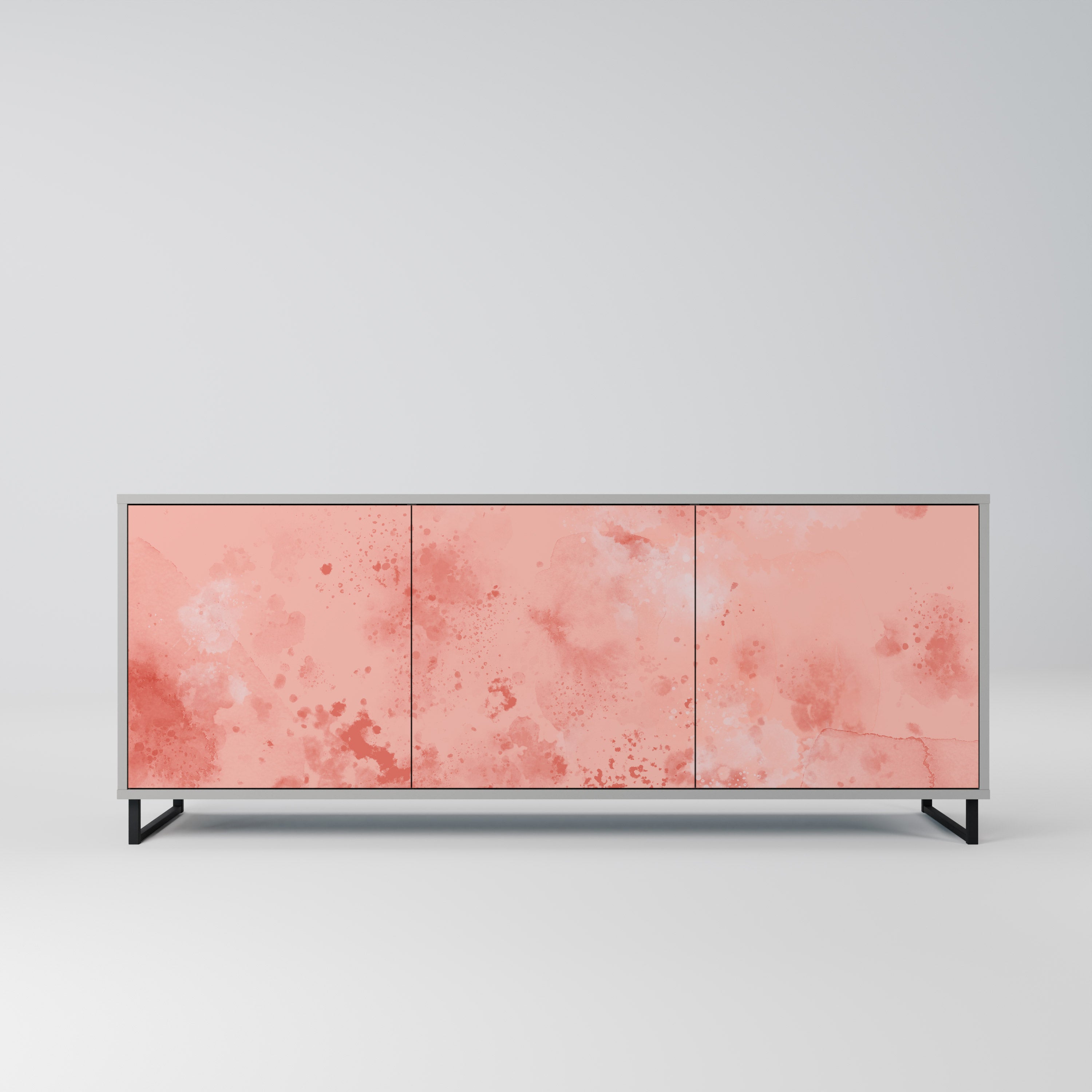 Buffet 3 portes CRANE DANCE finition grise