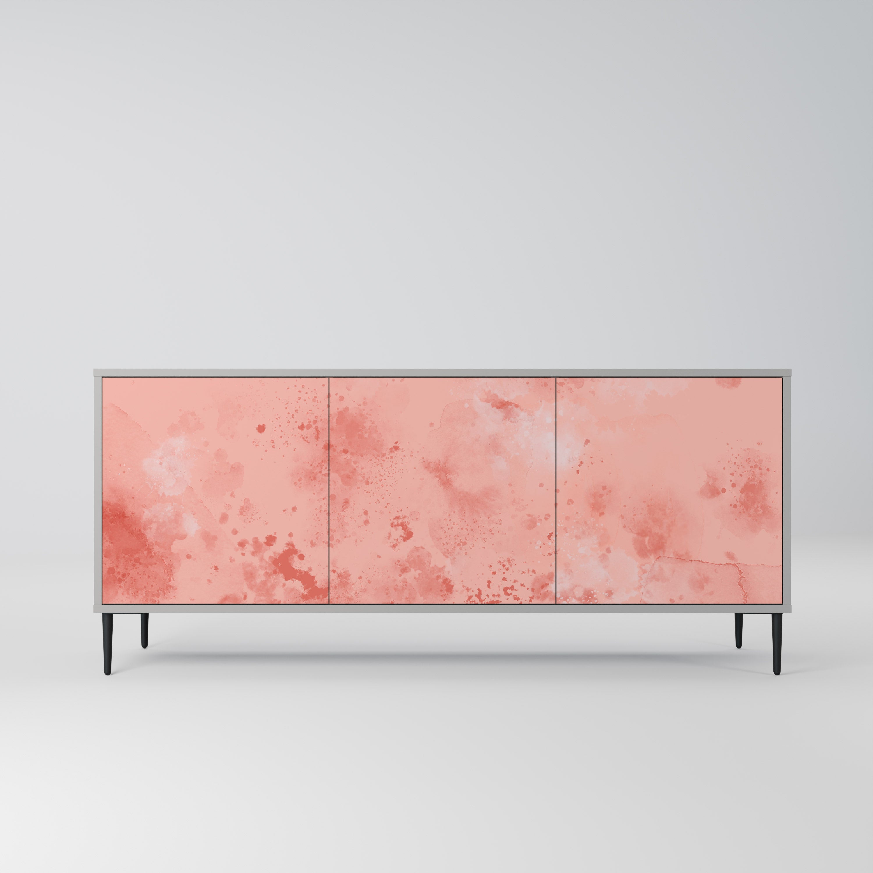 Buffet 3 portes CRANE DANCE finition grise