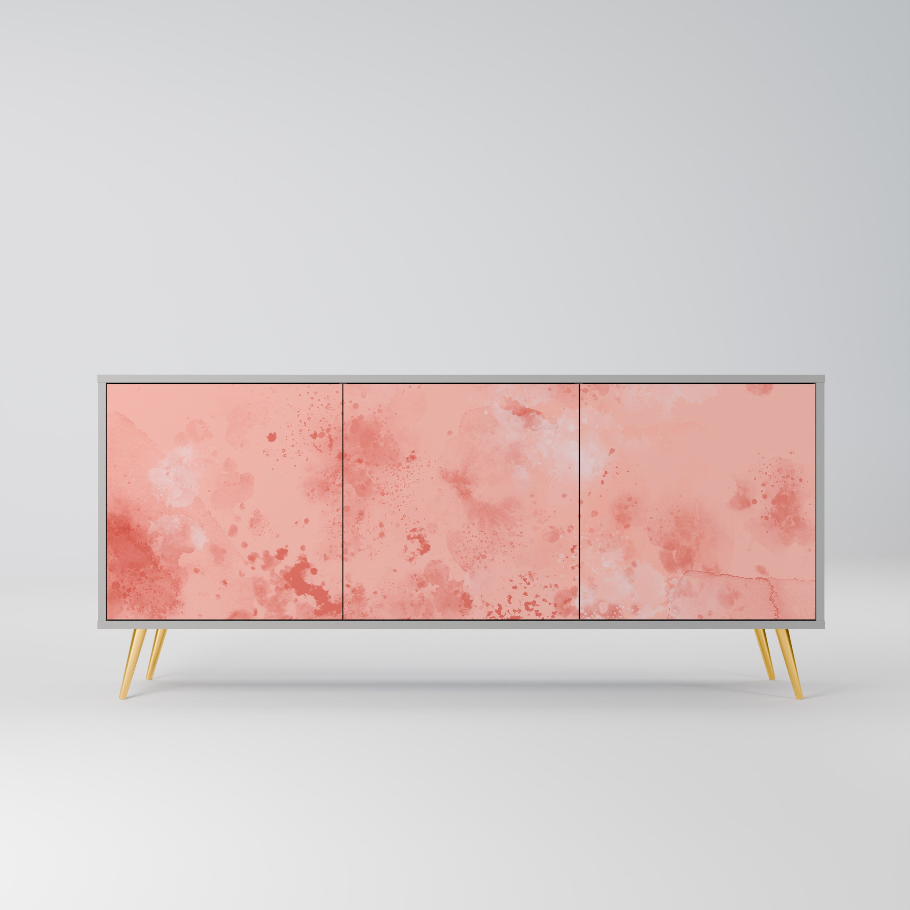 Buffet 3 portes CRANE DANCE finition grise