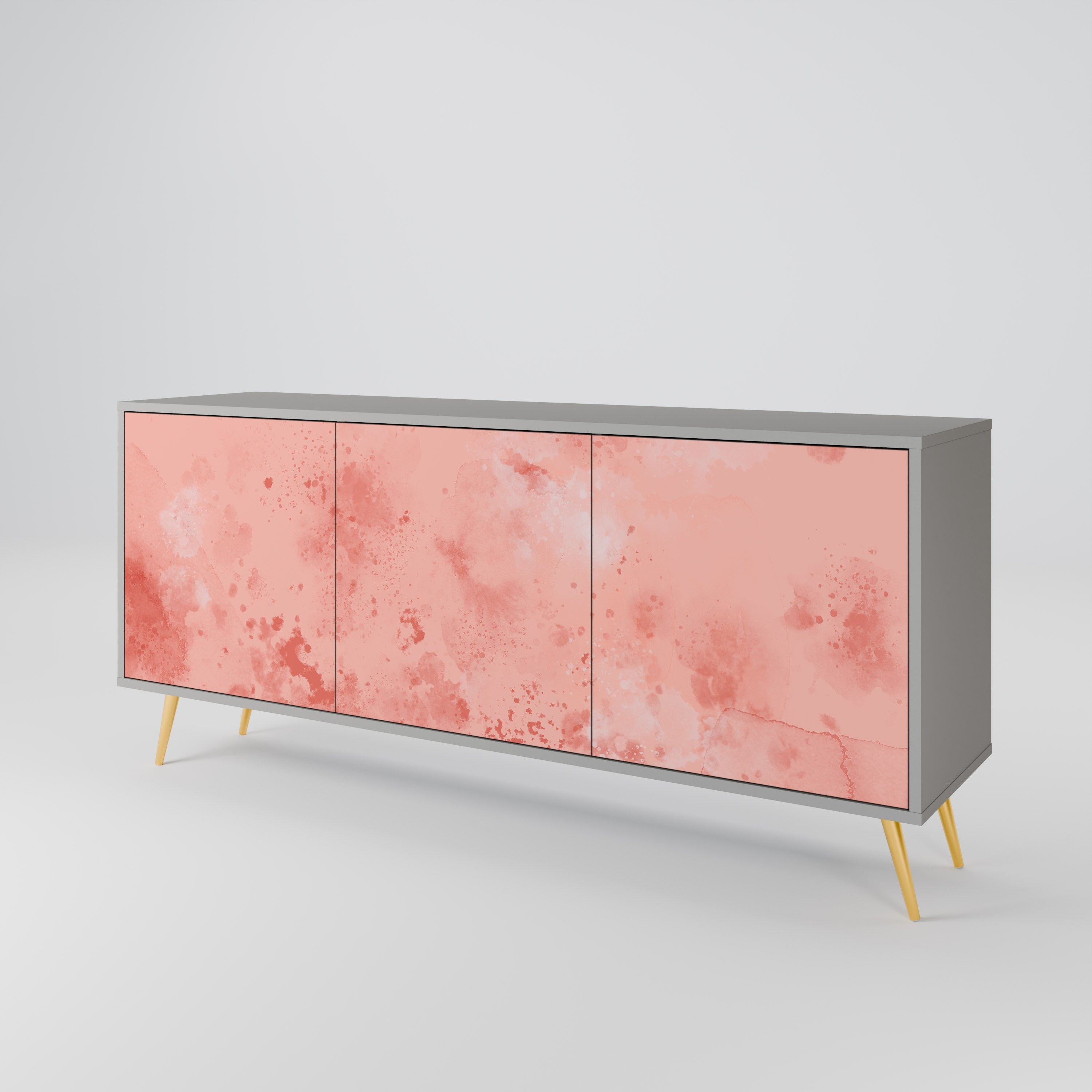 Buffet 3 portes CRANE DANCE finition grise