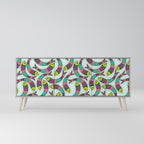 INDIAN FISH 3-Door Sideboard