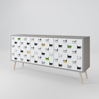 CATS COMPILATION 3-Door Sideboard