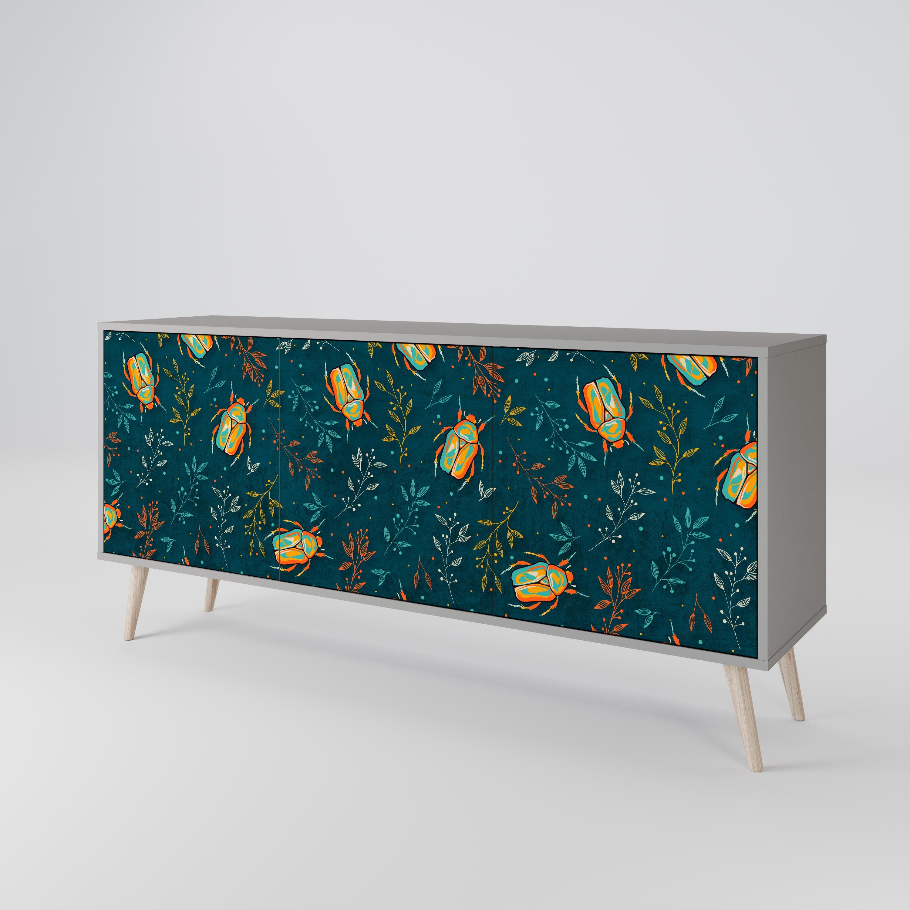 AUTUMN INSECTS 3-Door Sideboard