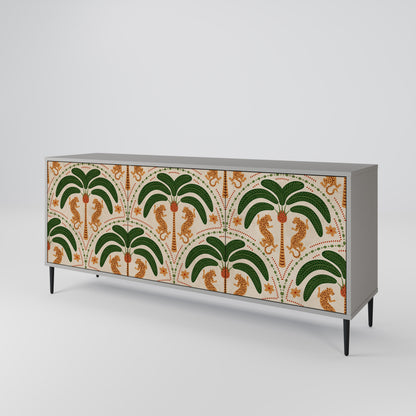 DANCING PREDATORS 3-Door Sideboard