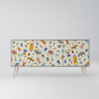 COLORFUL INSECTS 3-Door Sideboard