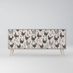 HAPPY HENS 3-Door Sideboard