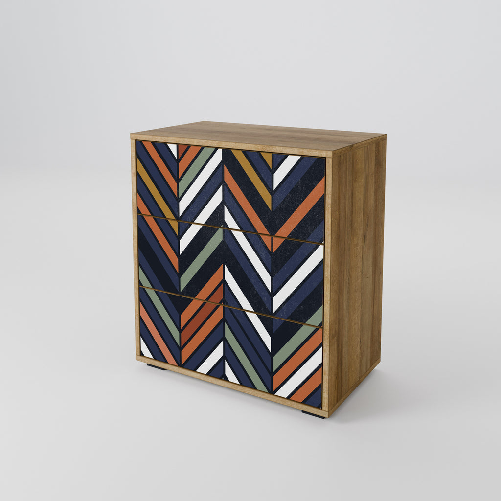 VIBRANT PATCHWORK Chest of drawers
