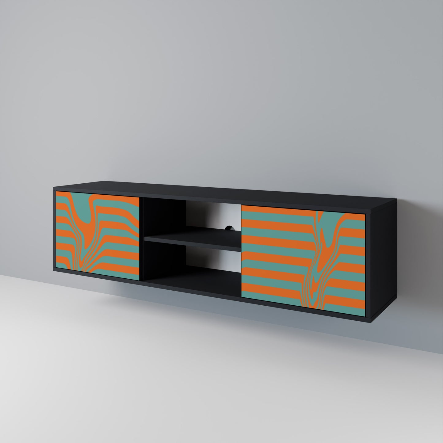 LINE COLLAPSE 2-Door TV Cabinet