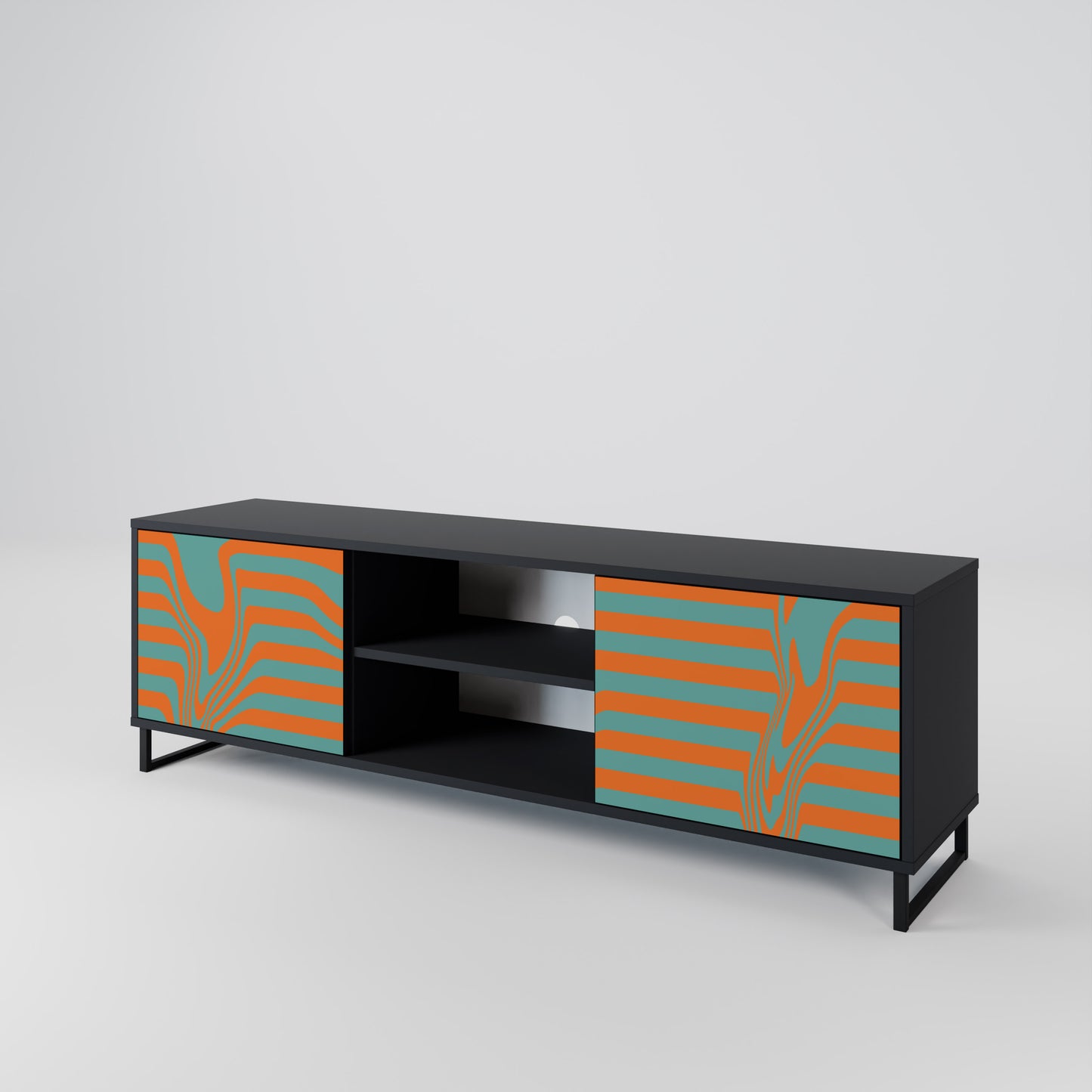 LINE COLLAPSE 2-Door TV Cabinet