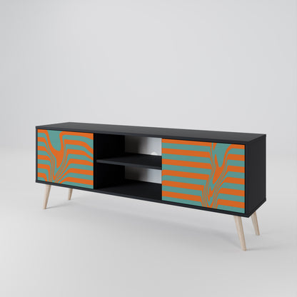 LINE COLLAPSE 2-Door TV Cabinet