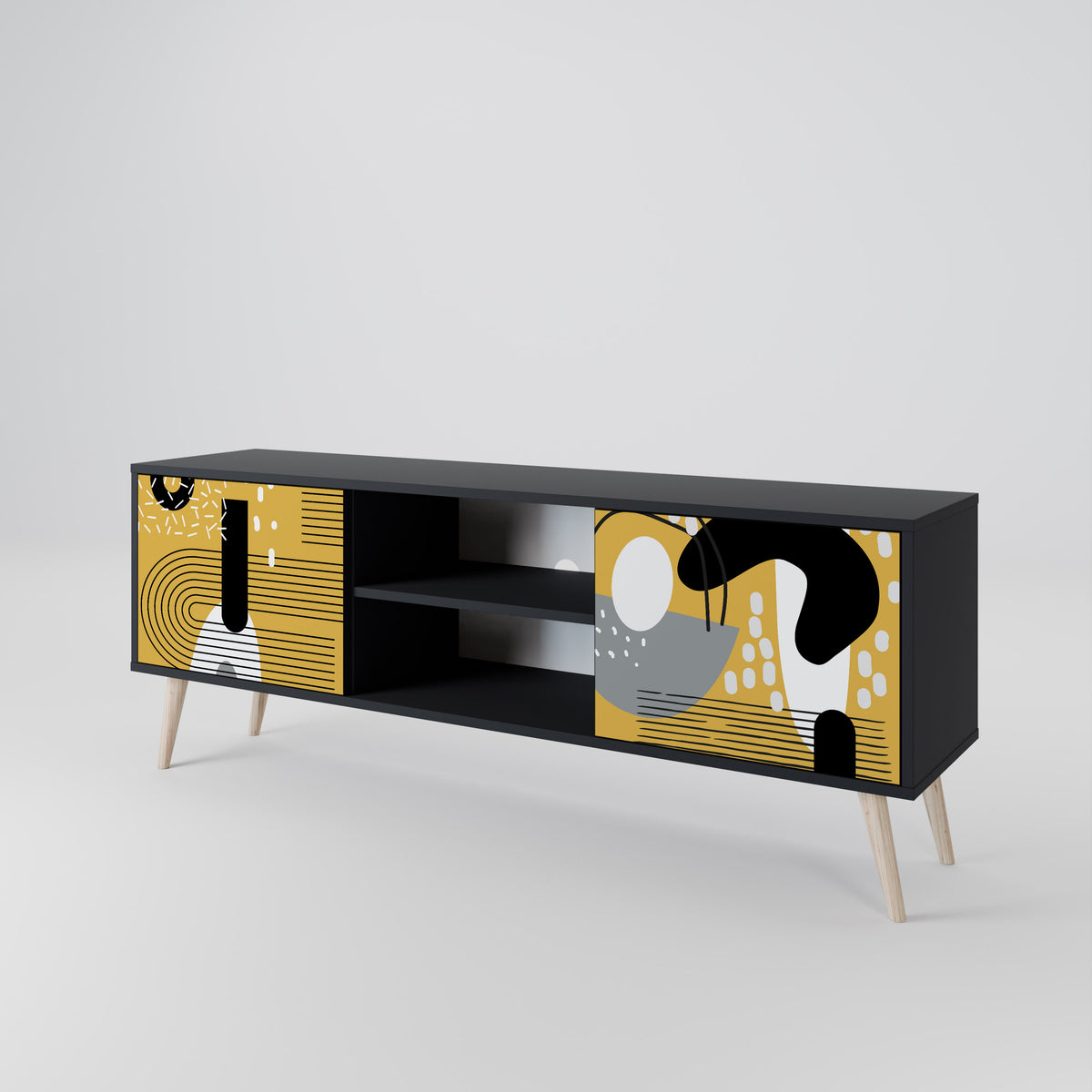 SHAPESHIFT SYMPHONY 2-Door TV Cabinet