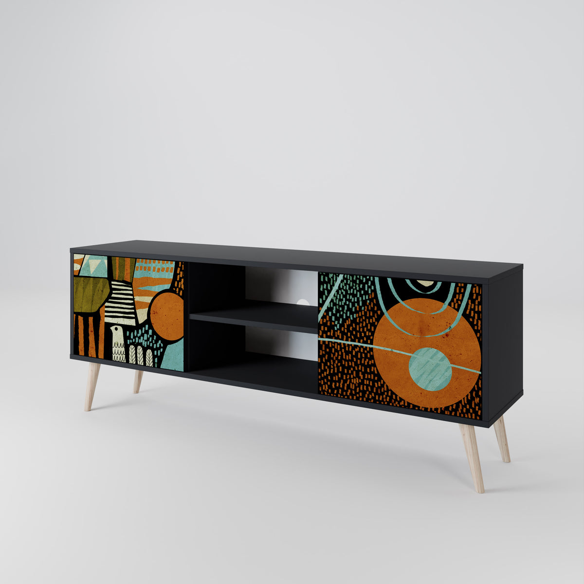 GEODE GLIMMER 2-Door TV Cabinet