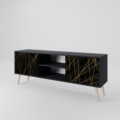 BRIGHT MESH 2-Door TV Cabinet