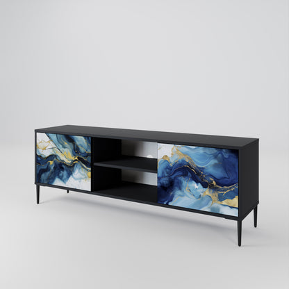 INKY MARBLE 2-Door TV Cabinet