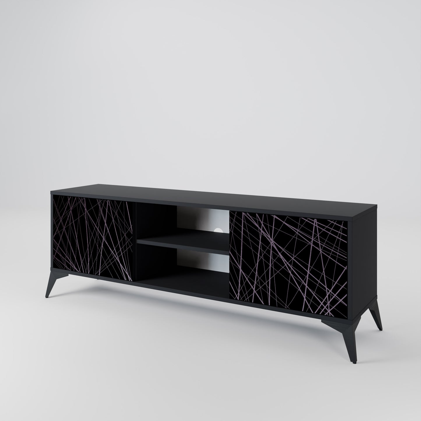 SHIMMER SPIDERGRAM 2-Door TV Cabinet