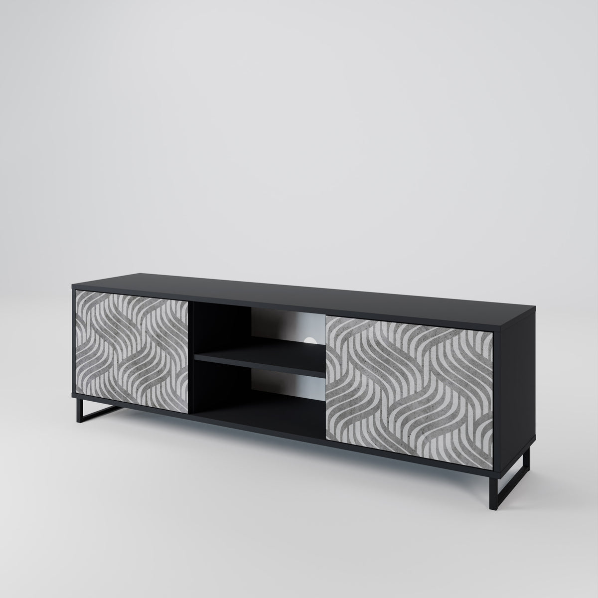 CONCRETE MOVEMENT 2-Door TV Cabinet