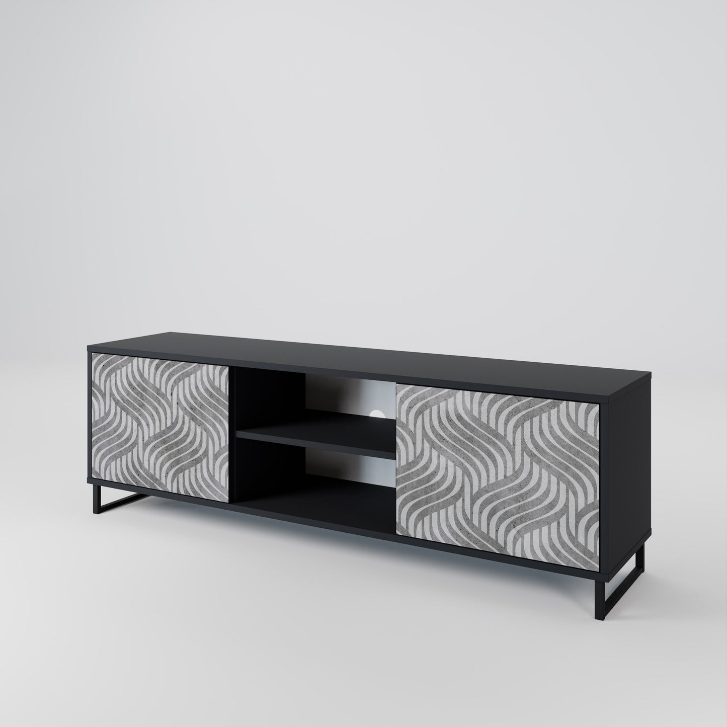 CONCRETE MOVEMENT 2-Door TV Cabinet