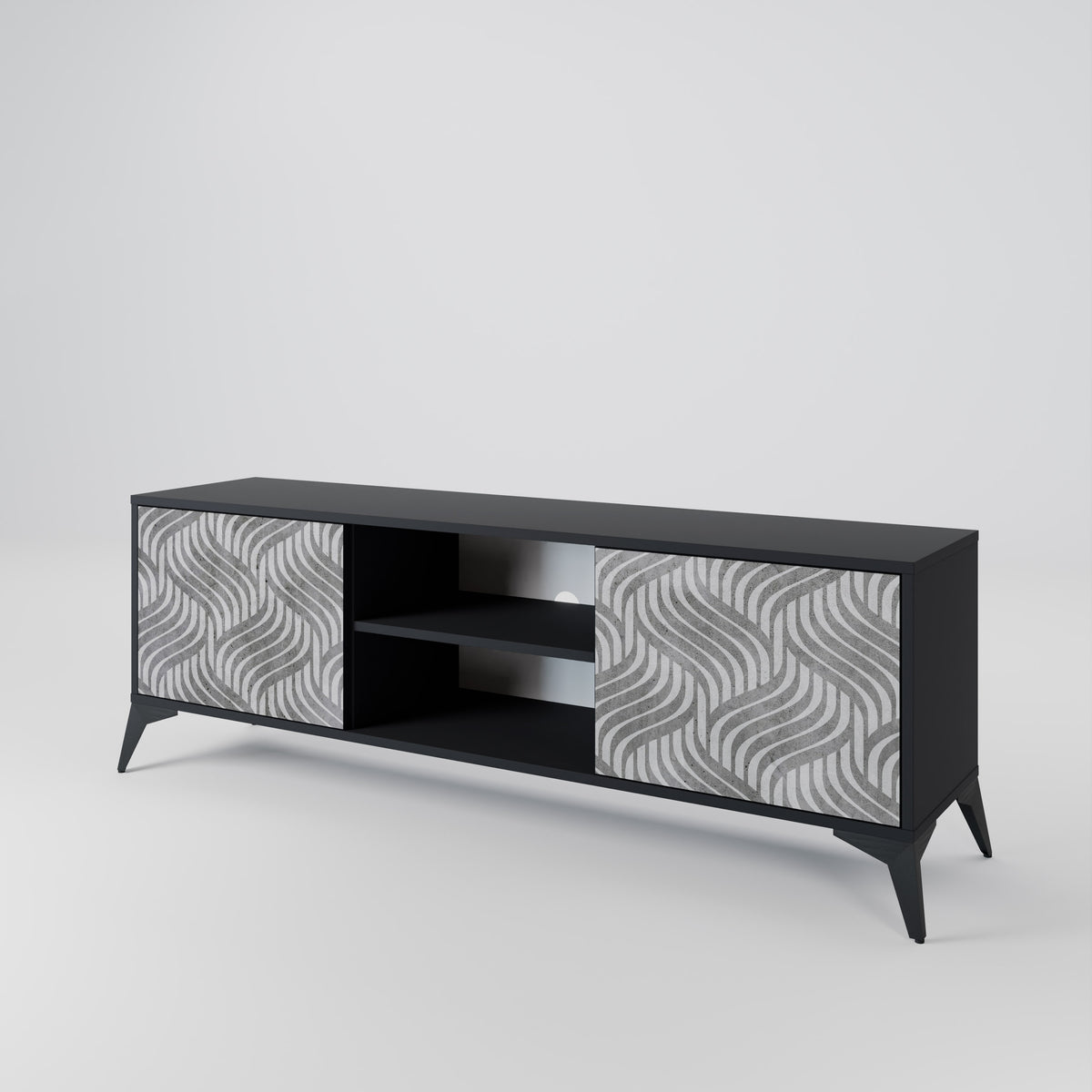 CONCRETE MOVEMENT 2-Door TV Cabinet