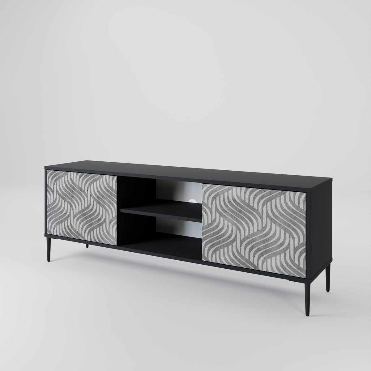 CONCRETE MOVEMENT 2-Door TV Cabinet