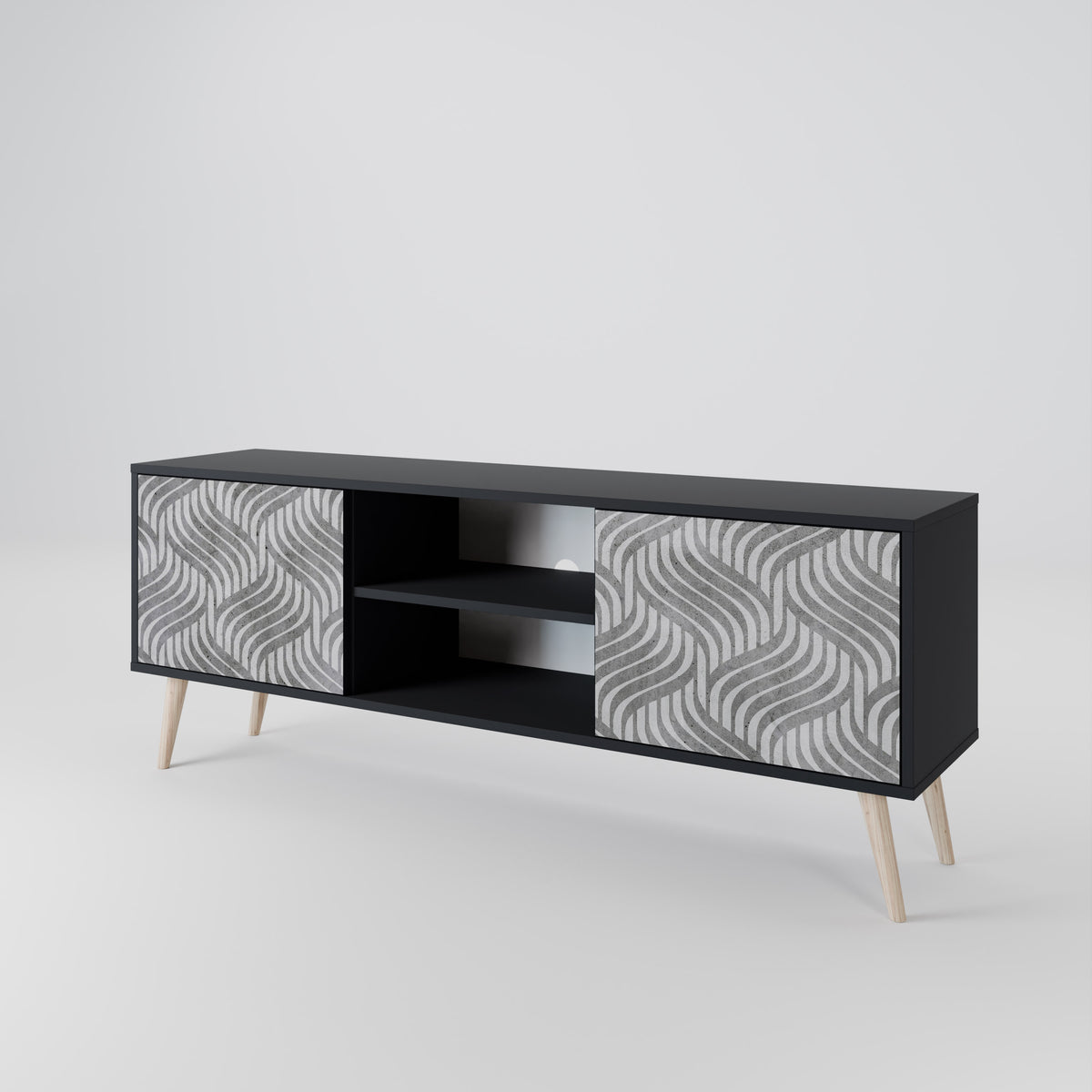 CONCRETE MOVEMENT 2-Door TV Cabinet